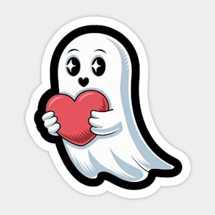 Ghost in love Sticker